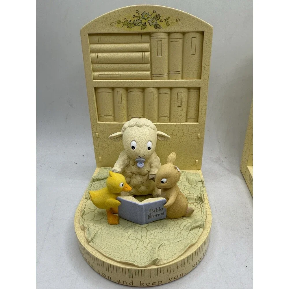 Really Woolly Dayspring Sheep Rabbit Duck Bible Stories Nursery Bookends : READ